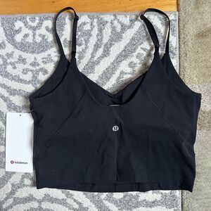 NWT Align Cropped Cami Tank Top A/B. Size 8 - Black